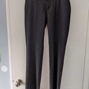Black pin stripe pant